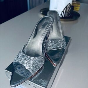 Azalea Wang Bejeweled Stiletto Heels